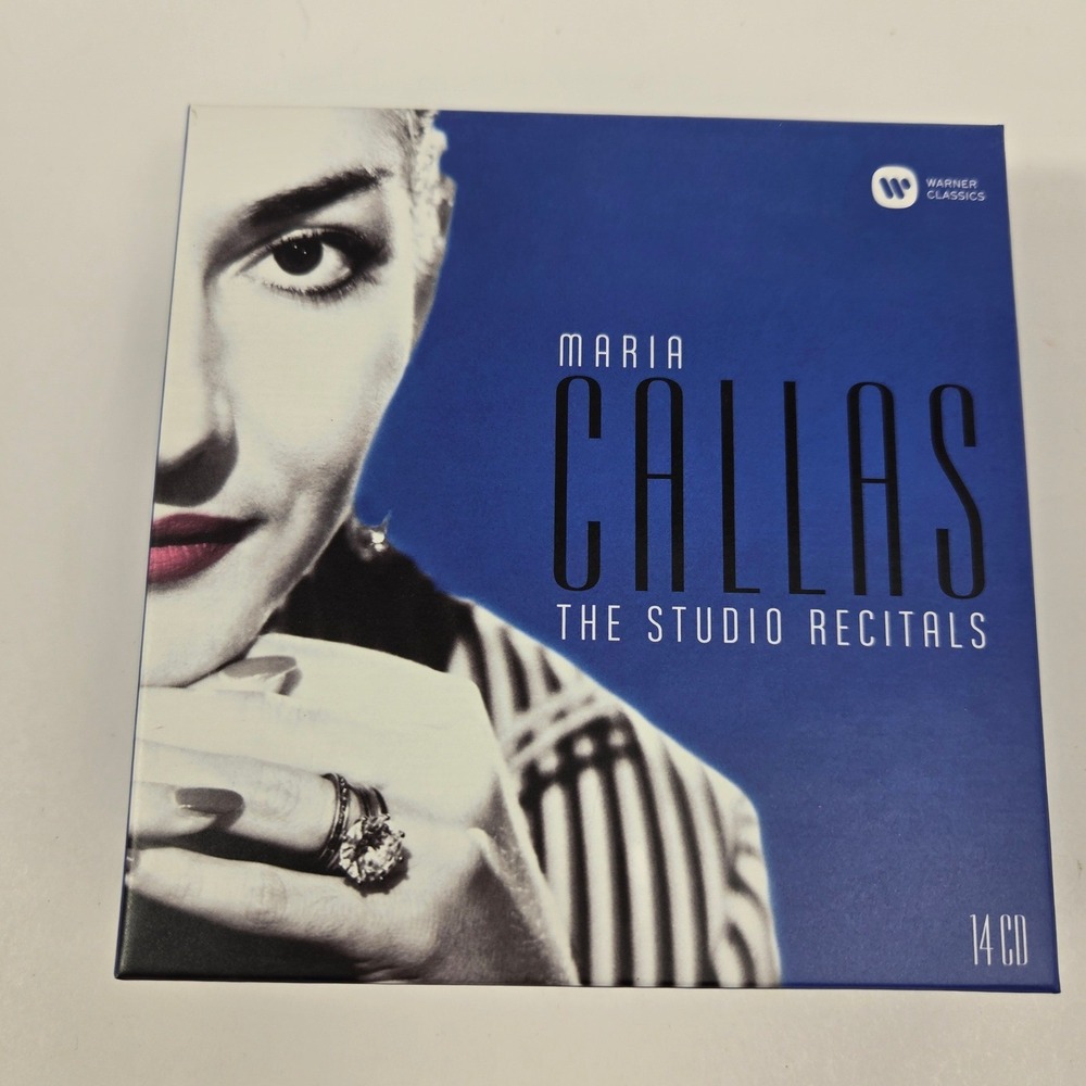 Maria Callas The Studio Recitals 14 CD Box Set Warner Classics Remastered Opera